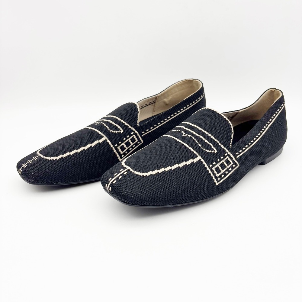 NWB Vivaia Sierra Slip On Washable Loafers in Black Size 40 - Picture 5 of 16